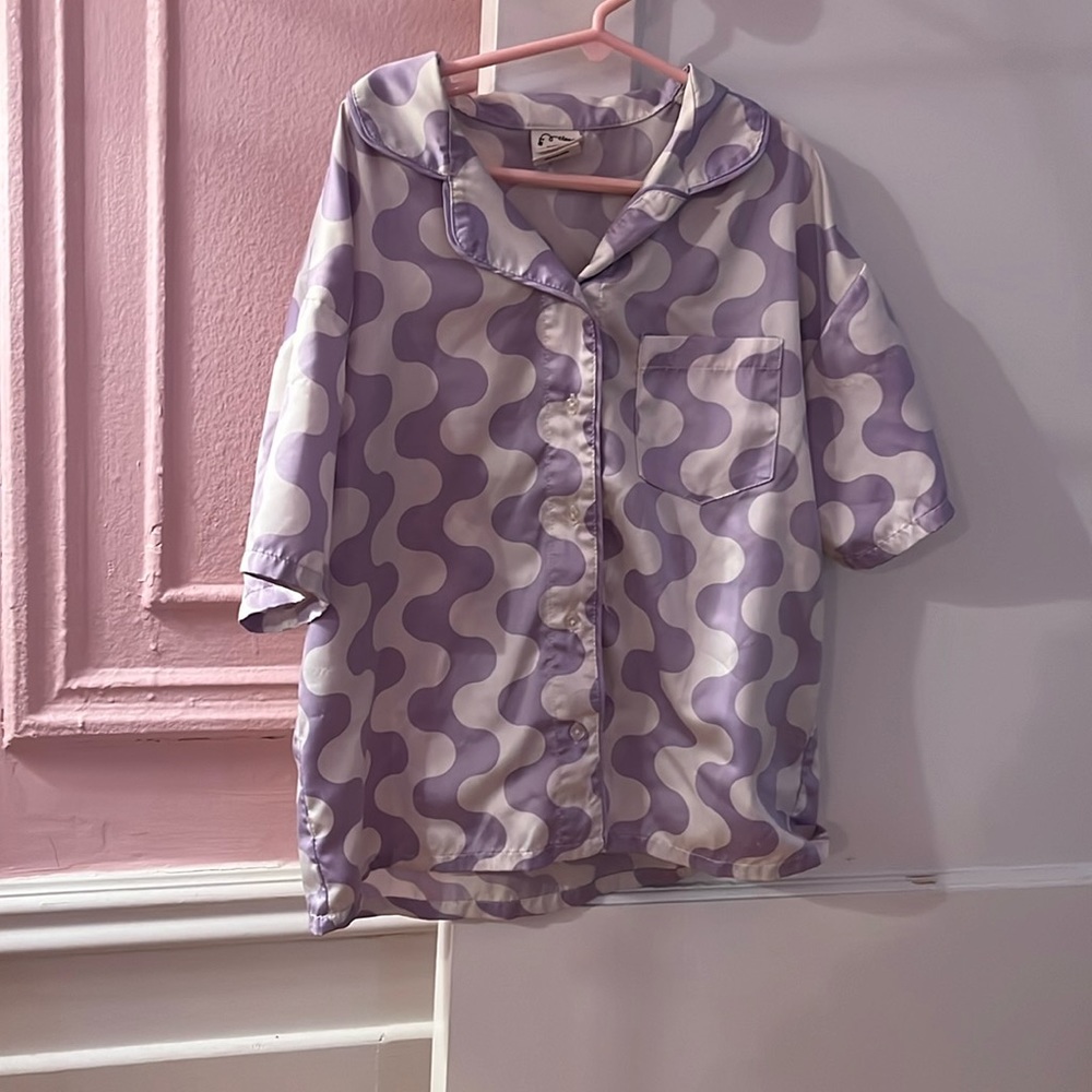 Girls Size XL art class Satin Pajama Set